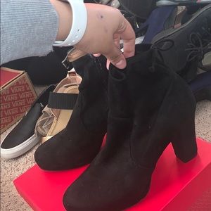 Black booties